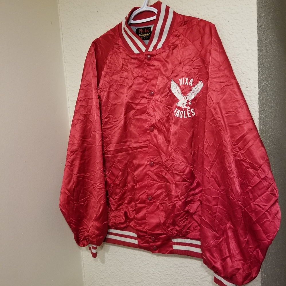 Vintage Nika Eagles Varsity Bomber Jacket